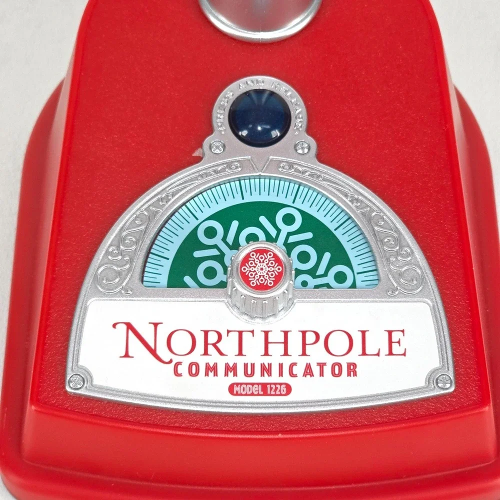 Hallmark North Pole Communicator Model 1226 Microphone Blue‎ Cartridge SEE VIDEO